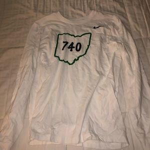Nike 740 Area Code Long-Sleeve White T-Shirt